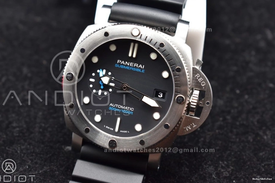 Black SBF Edition Rubber 437 Black P Strap DailyWear Best on Dial 1:1 Y PAM1229 0408